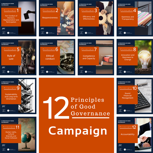 12 Principles of Good Local Governance (In multiple languages)