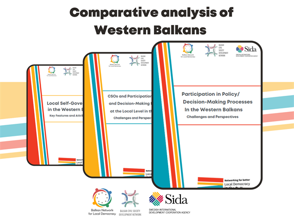 Comparative analysis: Citizen participation in the Western Balkans